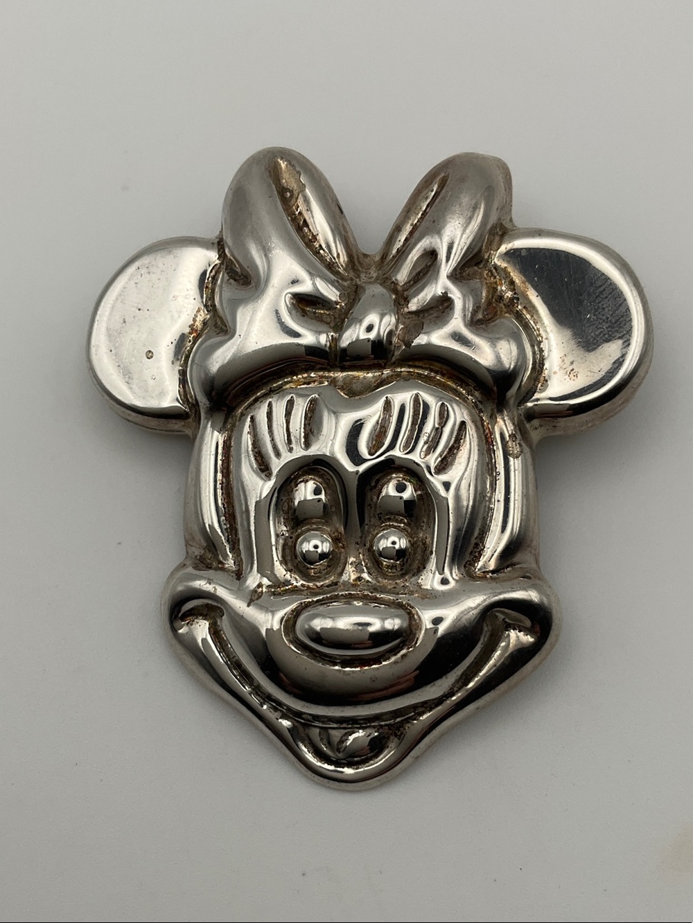 Taxco Sterling Silver Minnie Mouse Pin/Pendant